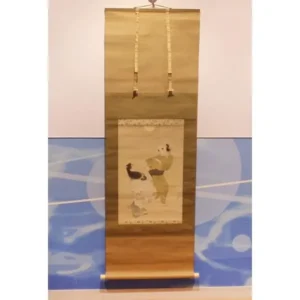 掛け軸 上村松園 盆踊之図